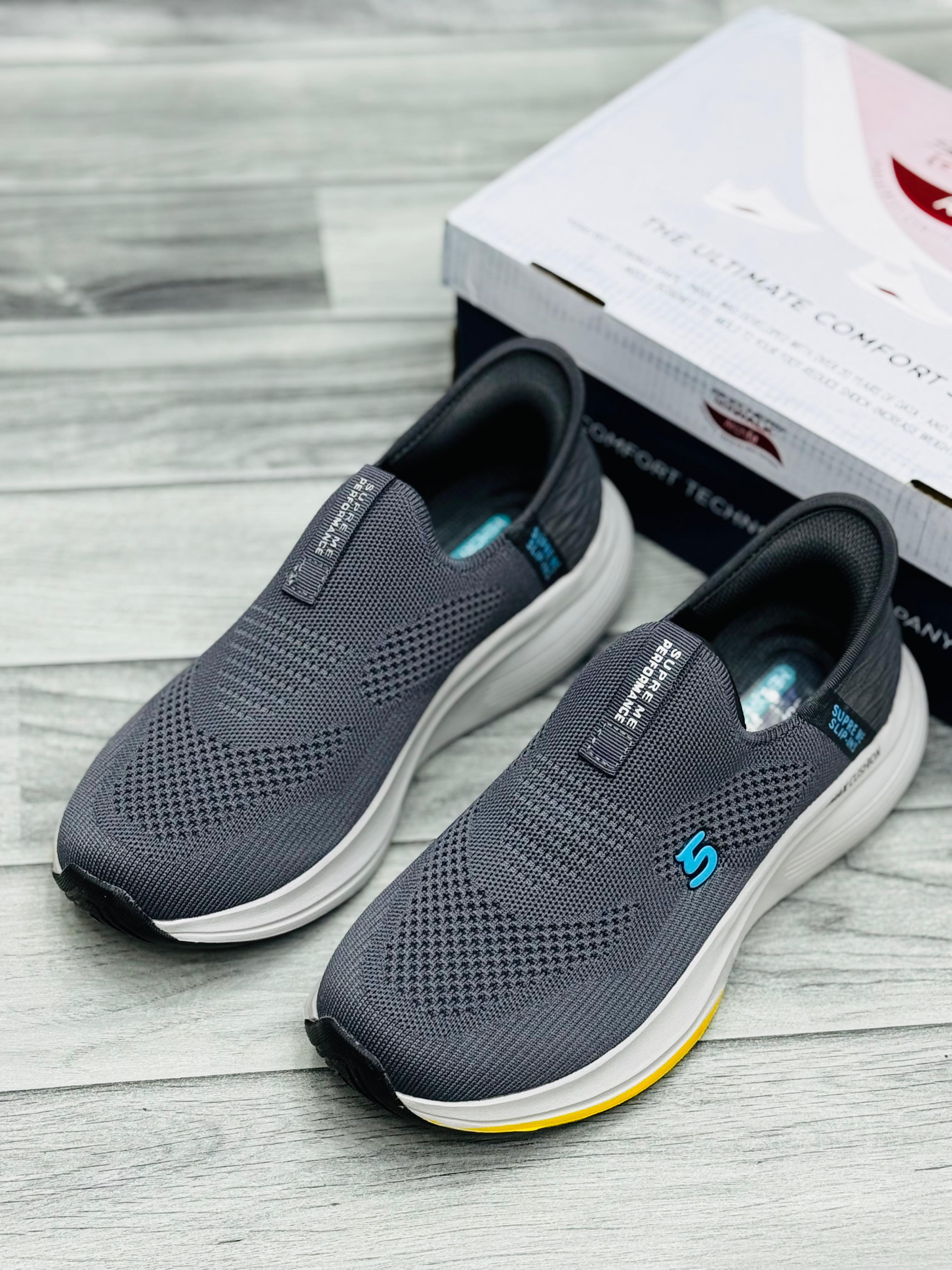 𝗦𝗸𝗲𝗰𝗵𝗲𝗿𝘀 𝗦𝘂𝗽𝗿𝗲𝗺𝗲 𝗠𝗮𝘅 𝗖𝘂𝘀𝗵𝗶𝗼𝗻 𝗠𝗲𝗺𝗼𝗿𝘆 𝗙𝗼𝗮𝗺 - 𝗗𝗮𝗿𝗸 𝗚𝗿𝗲𝘆