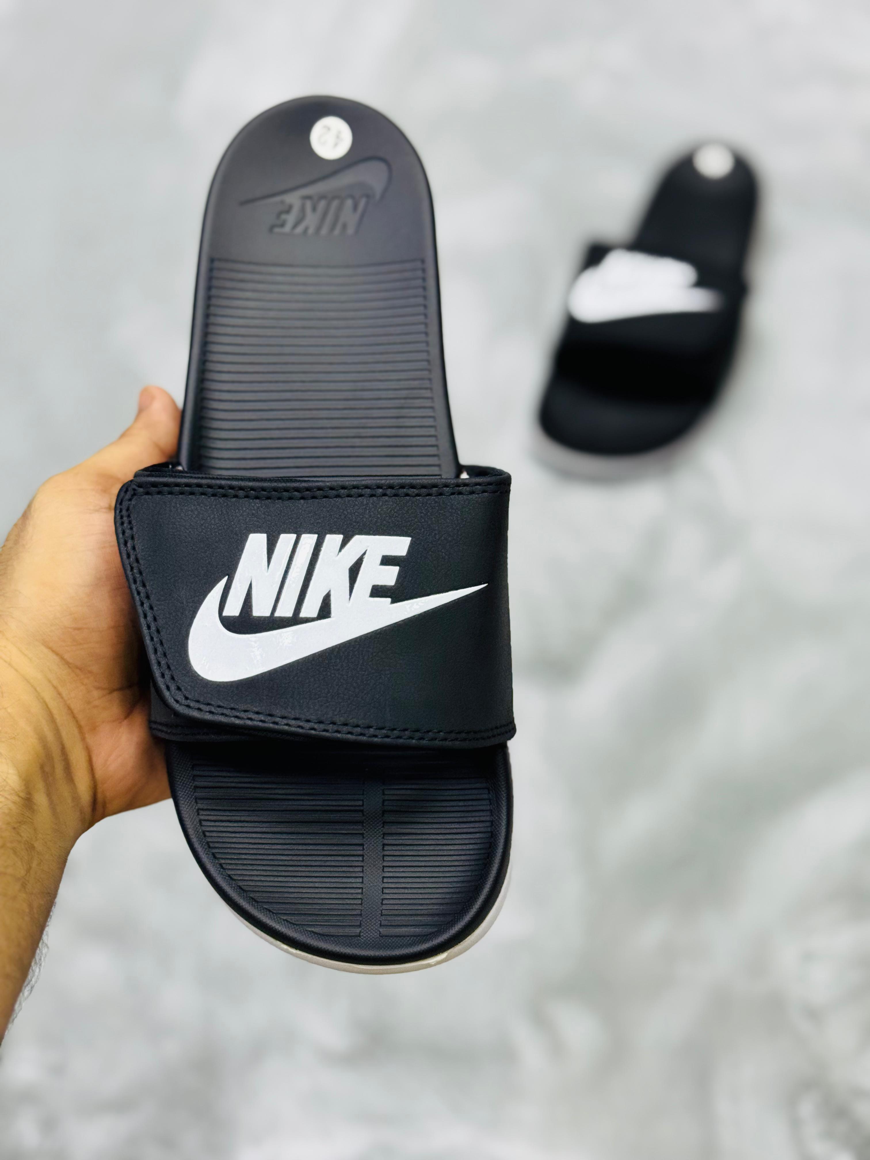 𝗡𝗶𝗸𝗲 𝗣𝗿𝗲𝗺𝗶𝘂𝗺 𝗦𝗹𝗶𝗱𝗲𝘀 𝗪𝗶𝘁𝗵 𝗪𝗵𝗶𝘁𝗲 𝗟𝗼𝗴𝗼