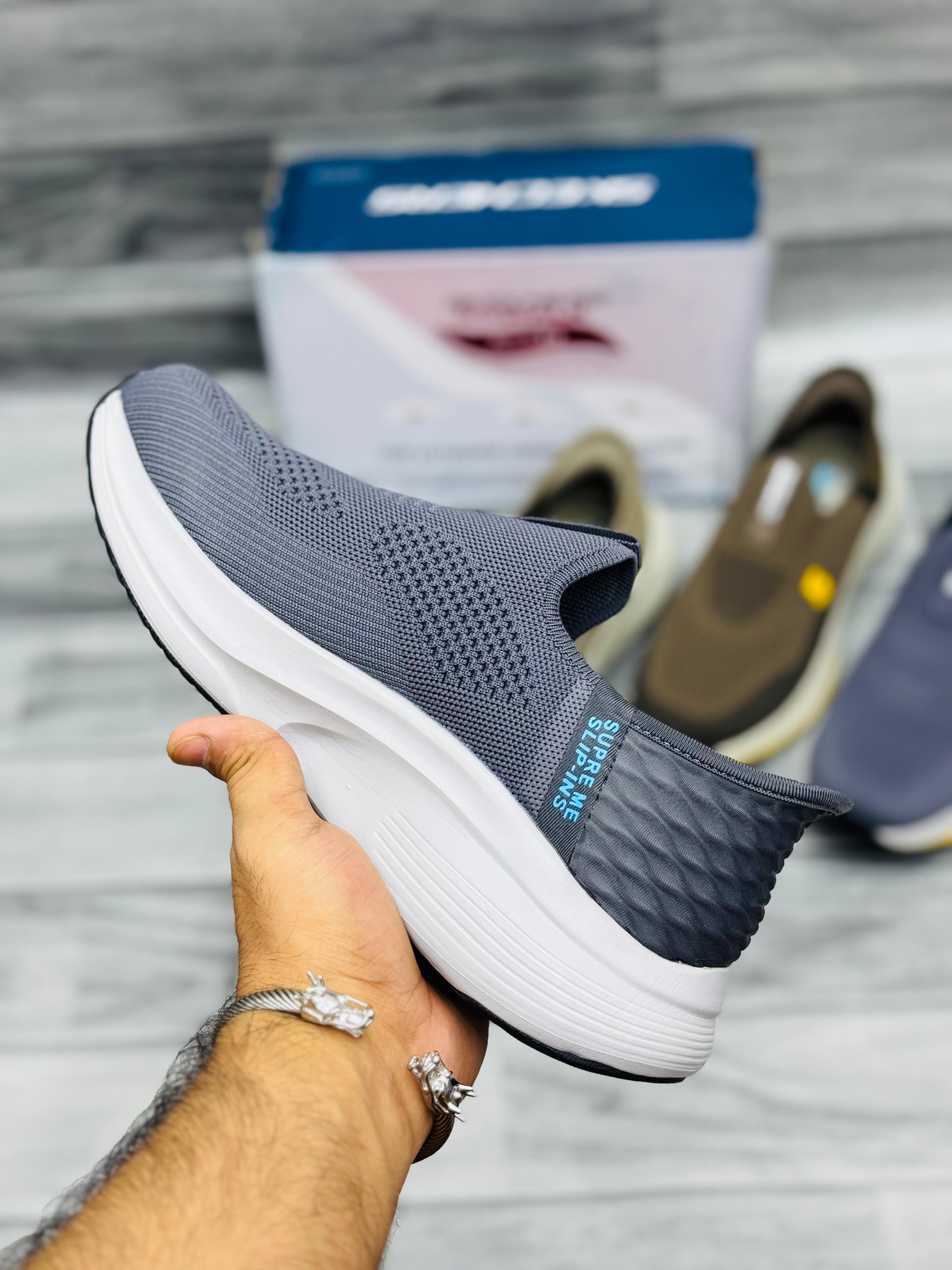 𝗦𝗸𝗲𝗰𝗵𝗲𝗿𝘀 𝗦𝘂𝗽𝗿𝗲𝗺𝗲 𝗠𝗮𝘅 𝗖𝘂𝘀𝗵𝗶𝗼𝗻 𝗠𝗲𝗺𝗼𝗿𝘆 𝗙𝗼𝗮𝗺 - 𝗗𝗮𝗿𝗸 𝗚𝗿𝗲𝘆