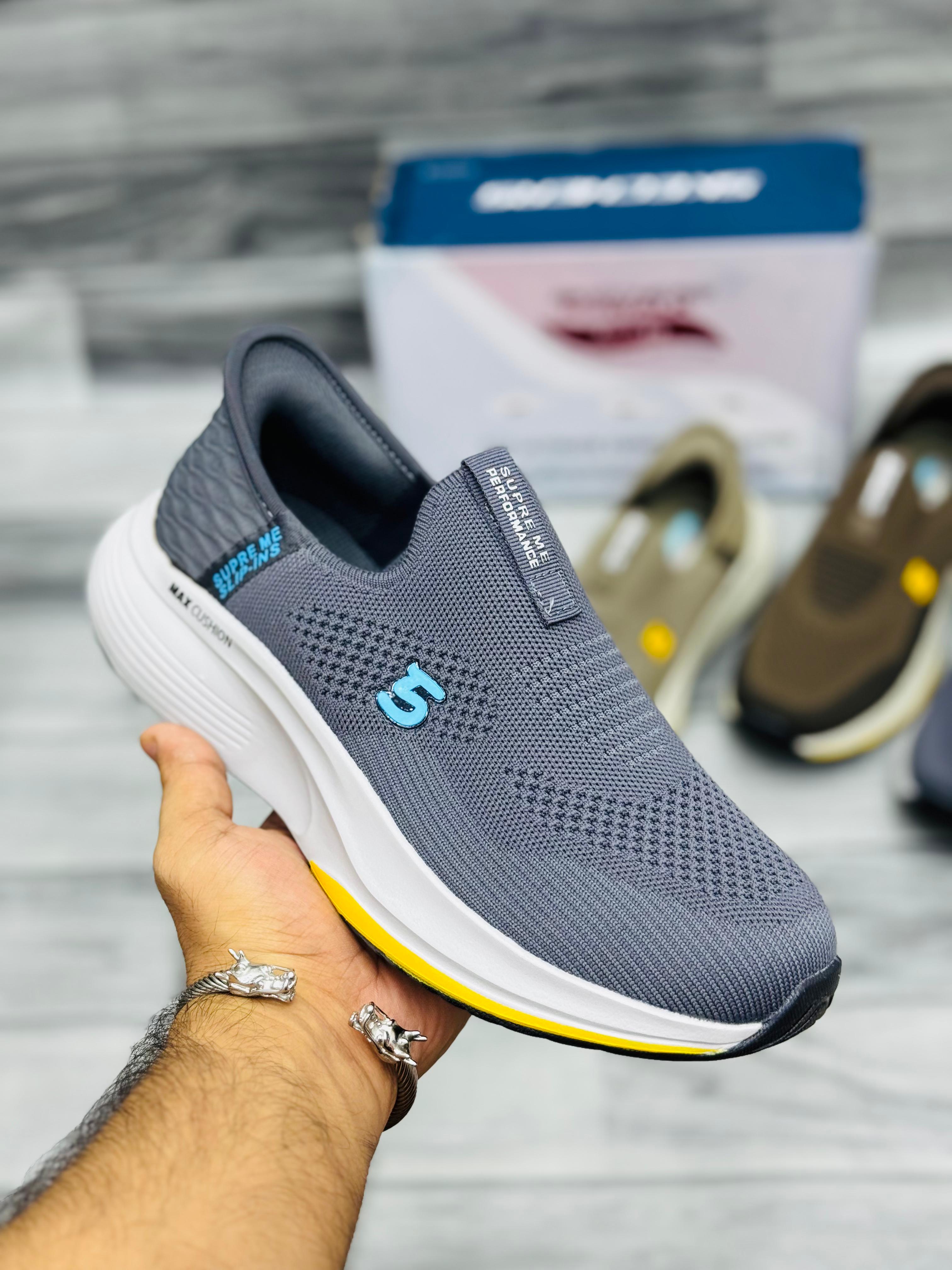 𝗦𝗸𝗲𝗰𝗵𝗲𝗿𝘀 𝗦𝘂𝗽𝗿𝗲𝗺𝗲 𝗠𝗮𝘅 𝗖𝘂𝘀𝗵𝗶𝗼𝗻 𝗠𝗲𝗺𝗼𝗿𝘆 𝗙𝗼𝗮𝗺 - 𝗗𝗮𝗿𝗸 𝗚𝗿𝗲𝘆