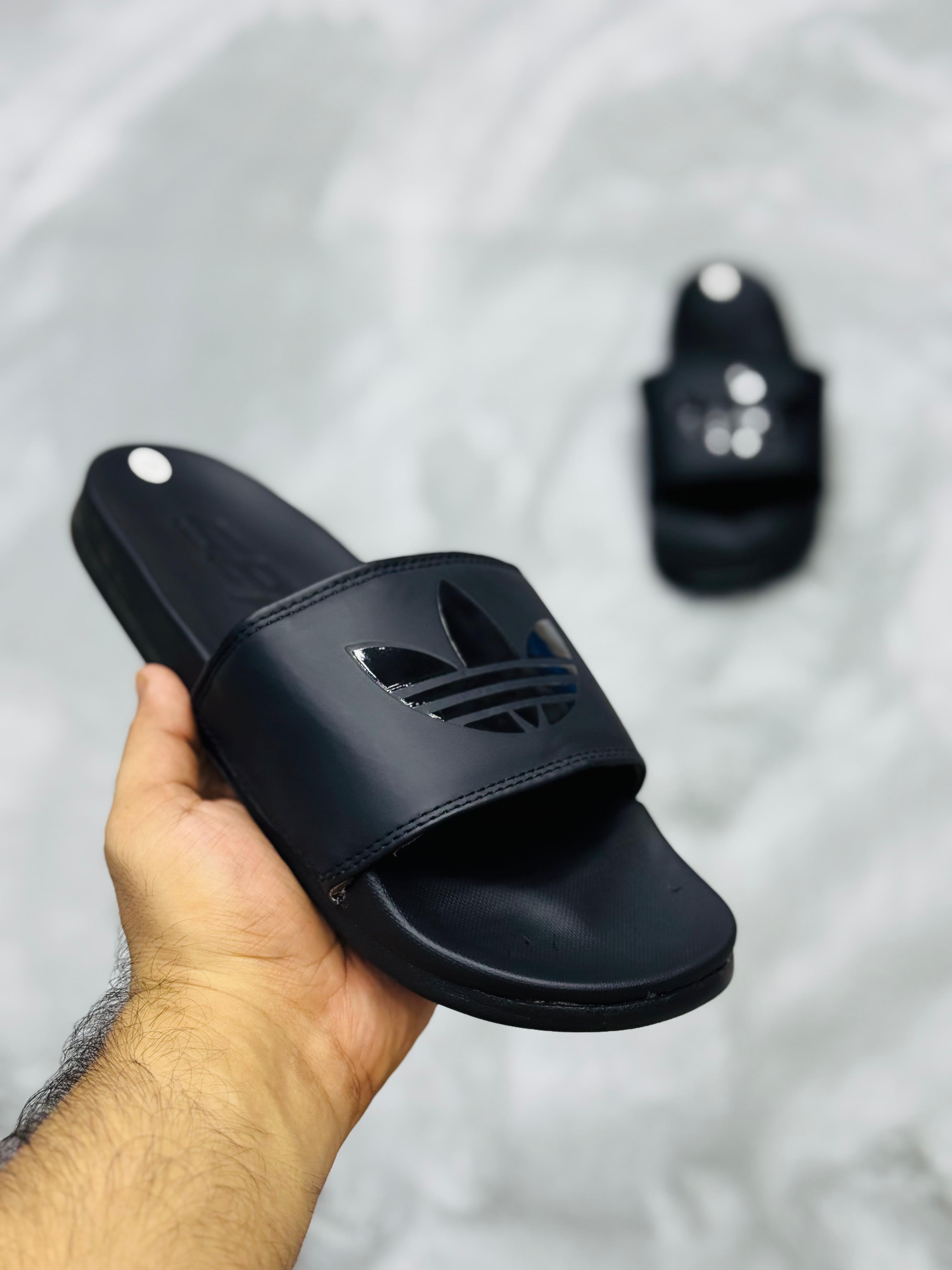 𝗔𝗱𝗶𝗱𝗮𝘀 𝗣𝗿𝗲𝗺𝗶𝘂𝗺 𝗦𝗹𝗶𝗱𝗲𝘀 𝘄𝗶𝘁𝗵 𝗕𝗹𝗮𝗰𝗸 𝗦𝗵𝗶𝗻𝘆 𝗟𝗼𝗴𝗼